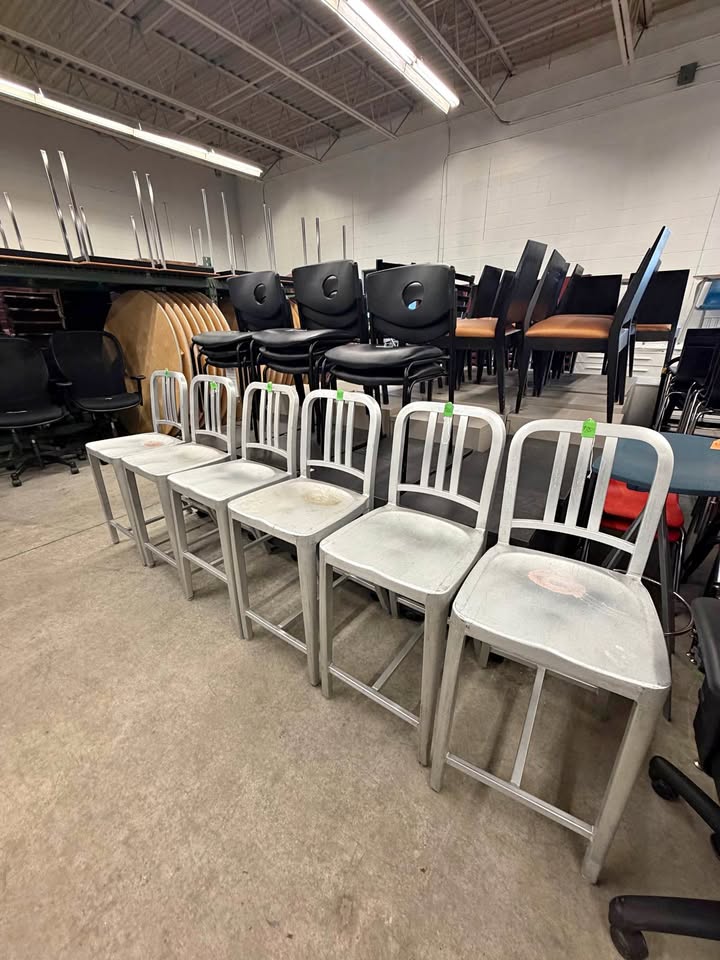 Metal Bar Height Chairs