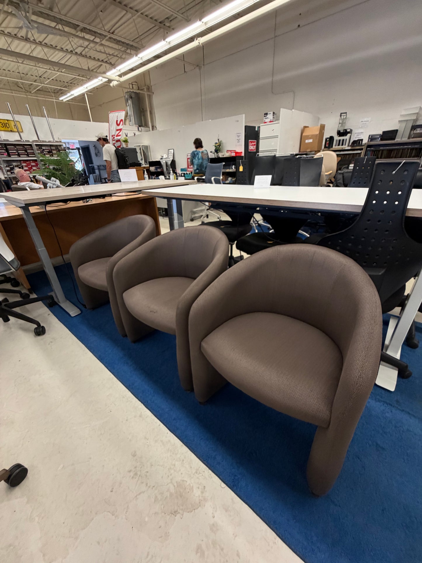 Brown Lounge/Tub Chairs