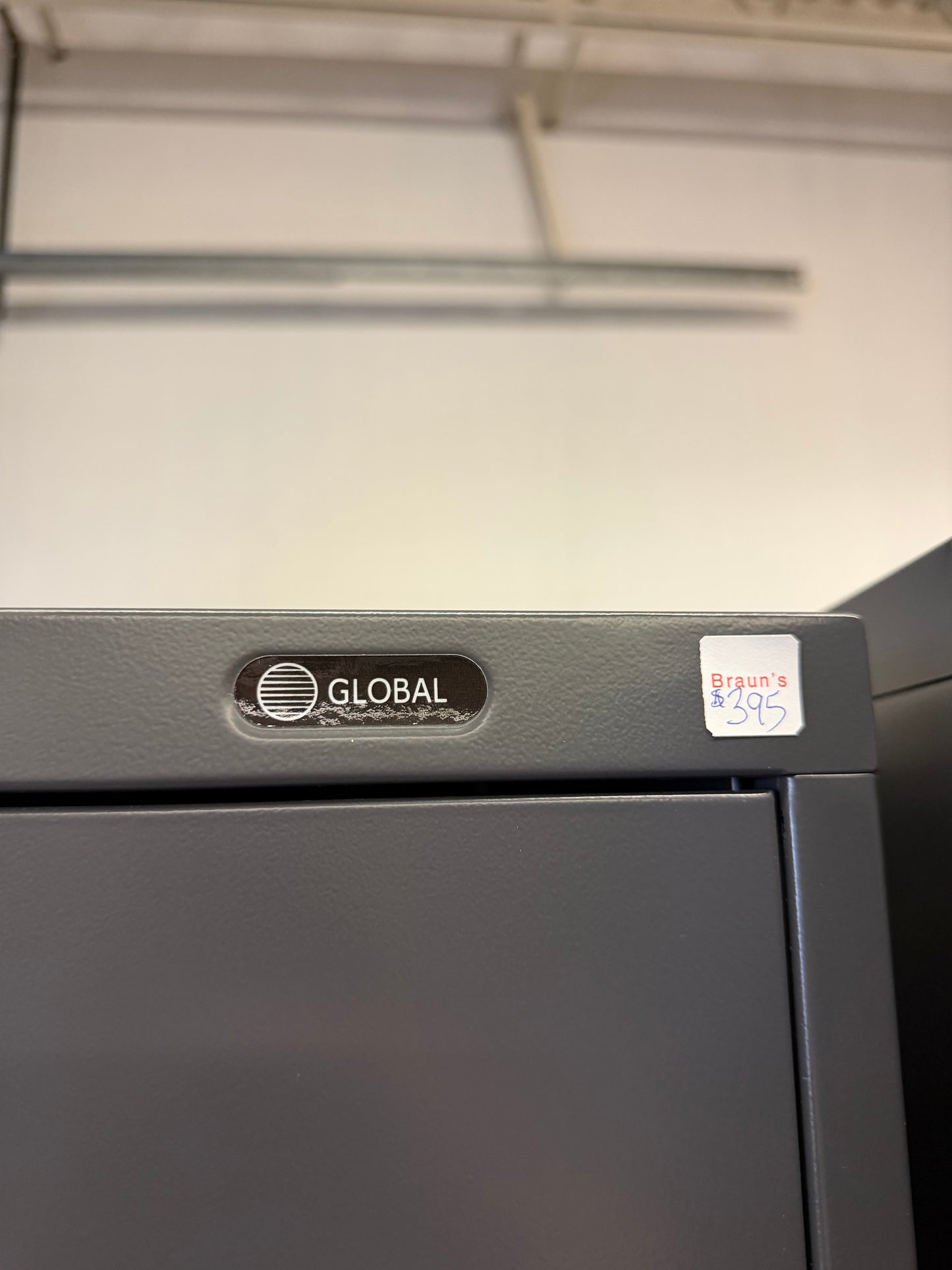 Dark Grey Global 5-Drawer Lateral Filing Cabinets