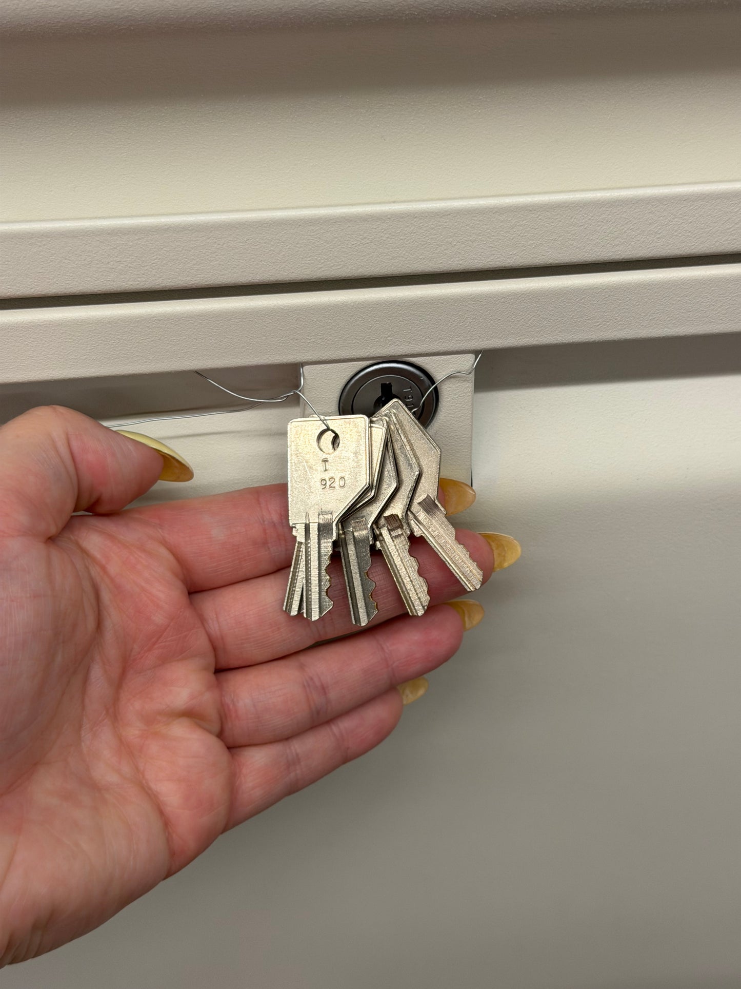 5-Drawer White Lateral File Cabinets