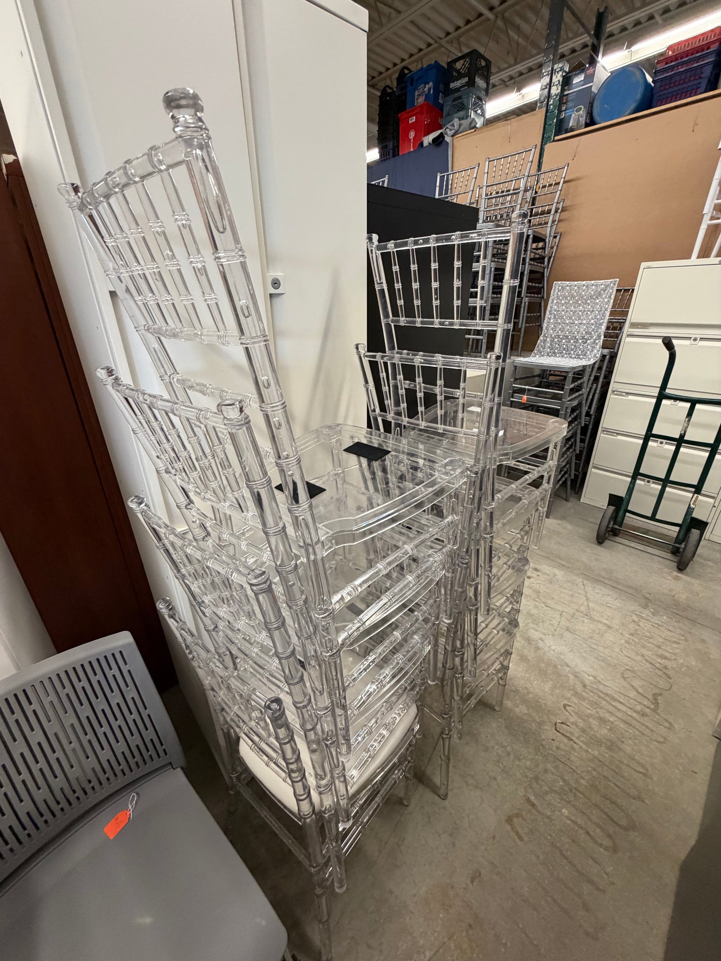Clear Chiavari Wedding/Event Chairs