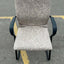 Steelcase Beige Floral Sleigh Bottom Reception Chairs