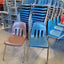 18" Virco Stacking Plastic Chairs
