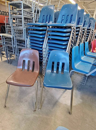 18" Virco Stacking Plastic Chairs