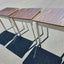 Dark Wood Grain Pocket Desks