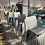 Black & White Stacking Plastic Chairs