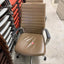 Beige Ribbed Back Office Chairs