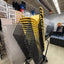 Yellow/Blue/Off-White Sleigh Bottom Stacking Chairs