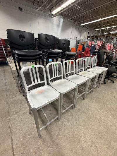 Metal Bar Height Chairs