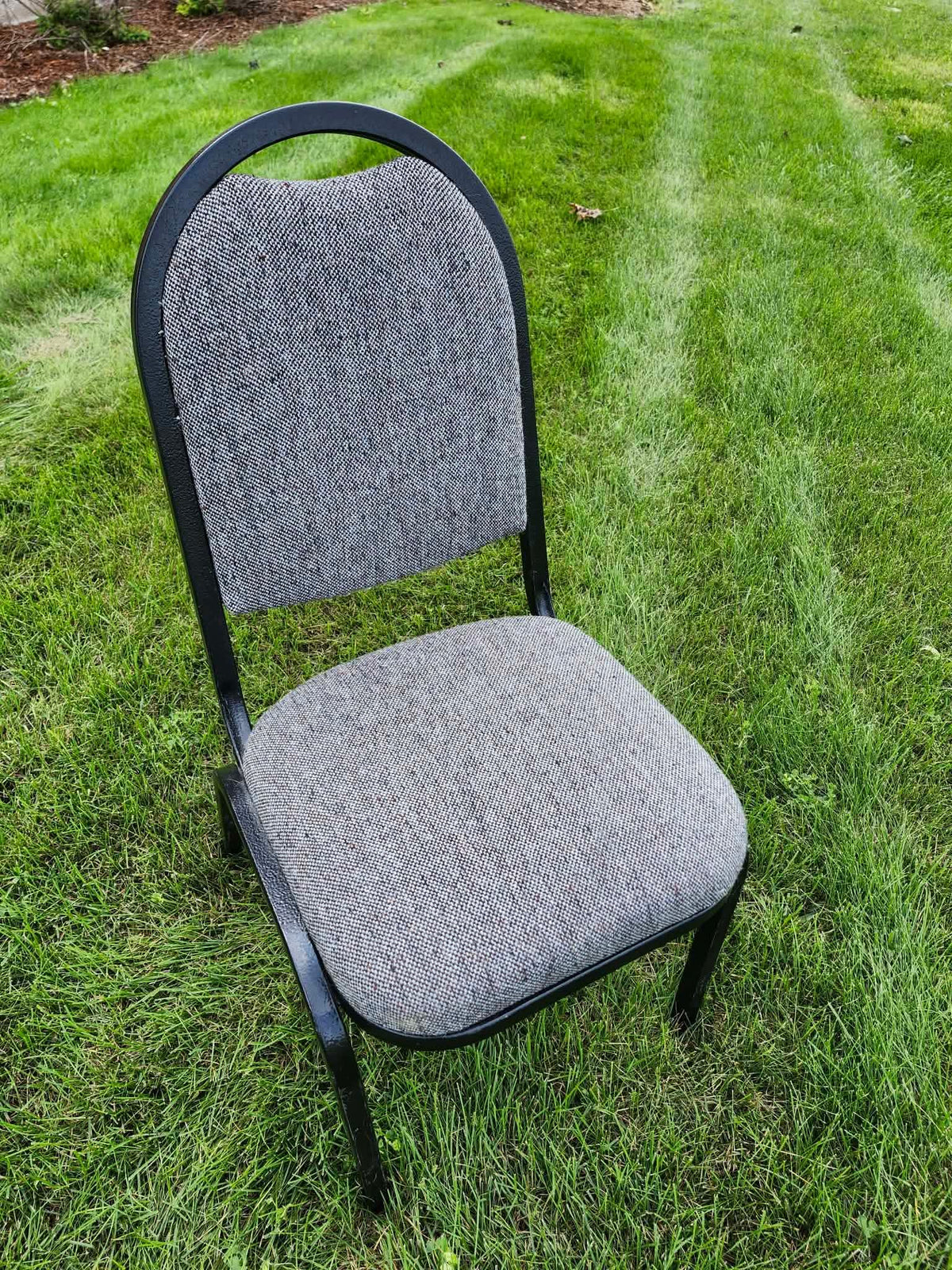 Grey Stacking Banquet Chairs