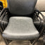 Black Vinyl Reception Chairs