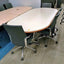 8' Wood Boardroom Table