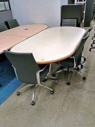 8' Wood Boardroom Table
