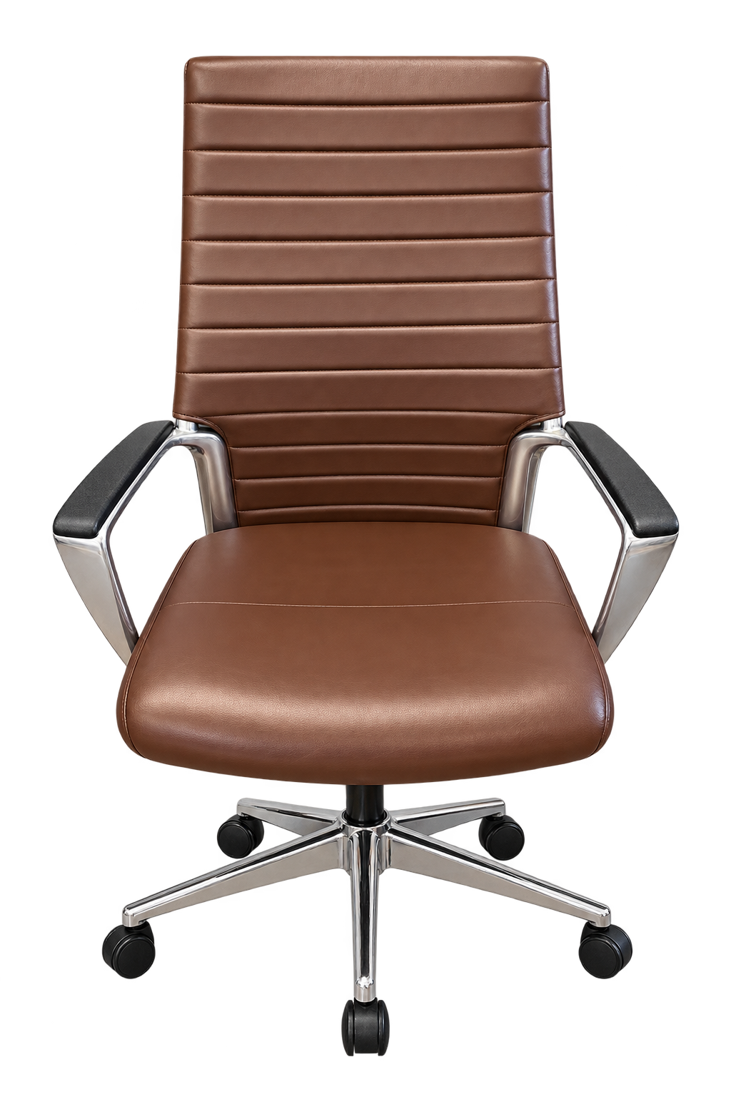 Brown Tall Back Boardroom Chairs