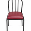 Plum/Black Coloured Restaurant Chairs