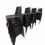 Black 18" Plastic Stacking Chairs
