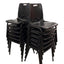 17" Black Kid/Teen Chairs