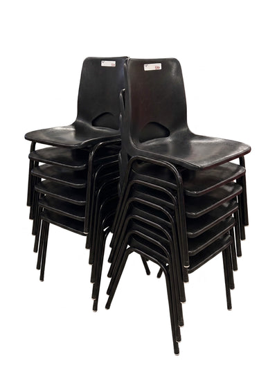 17" Black Kid/Teen Chairs