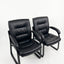 Black Leather Reception Chairs