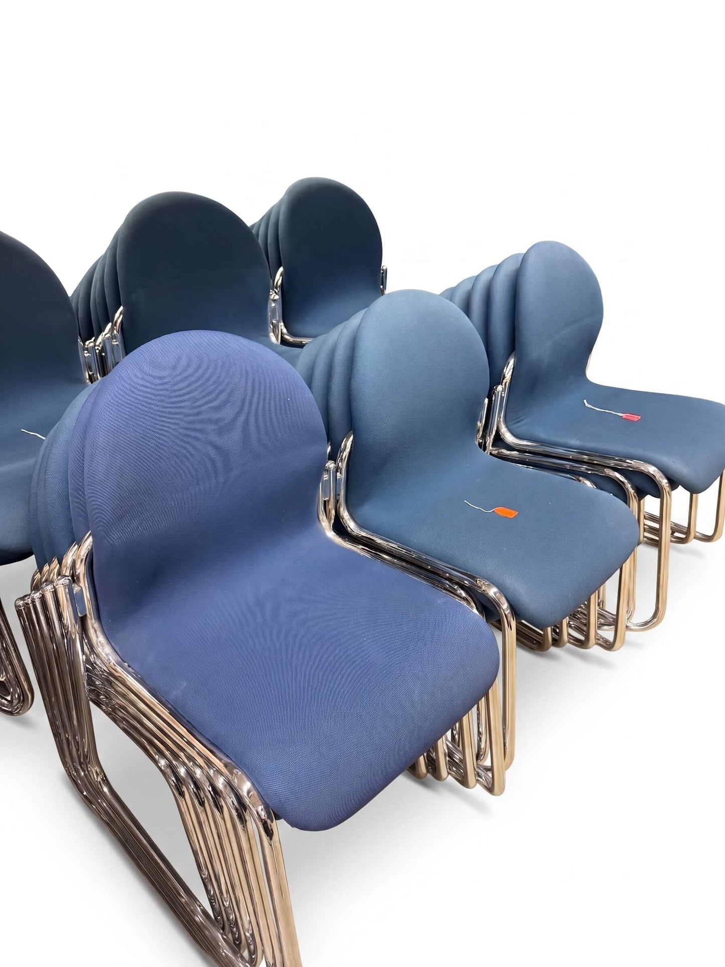 Blue Reception Chairs