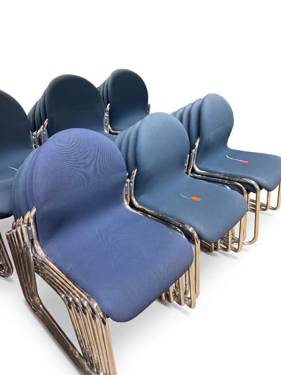 Blue Reception Chairs