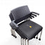 Black Reception Chairs with Arms