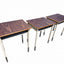 Dark Wood Grain Pocket Desks