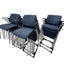 Navy Blue Stacking Reception Chairs