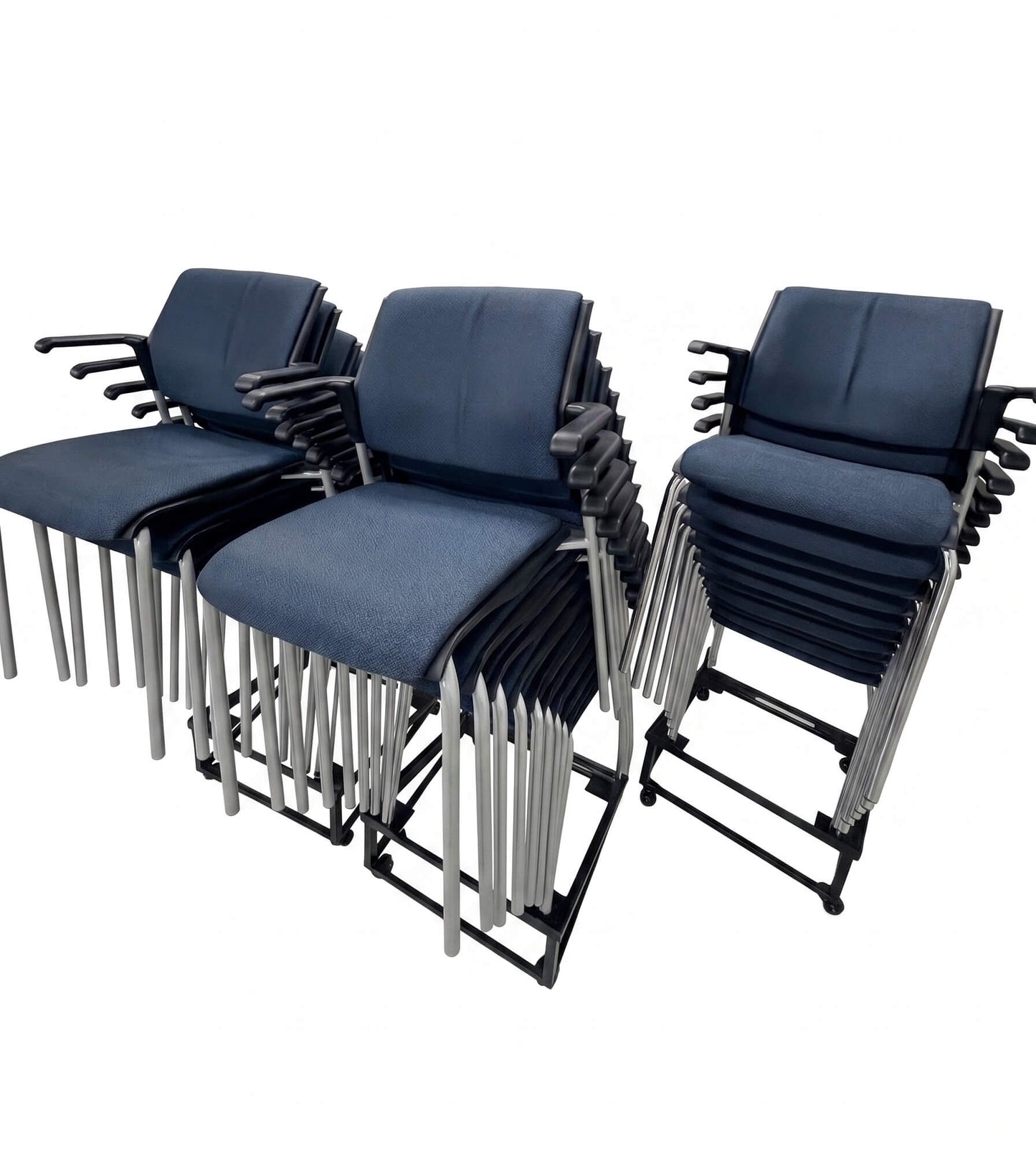Navy Blue Stacking Reception Chairs