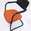Orange Padded Reception Chairs
