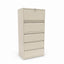 5-Drawer White Lateral Filing Cabinets