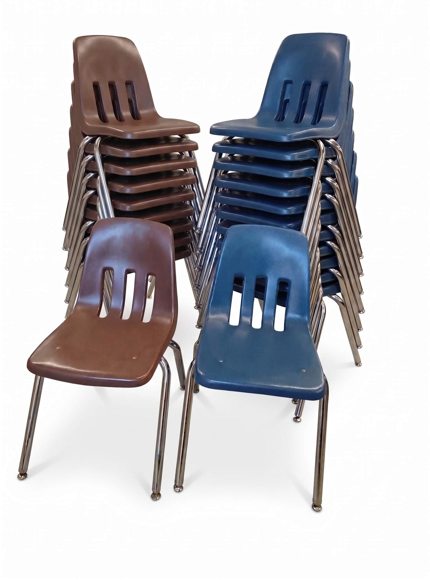 18" Virco Stacking Plastic Chairs