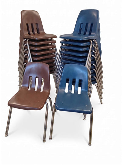 18" Virco Stacking Plastic Chairs