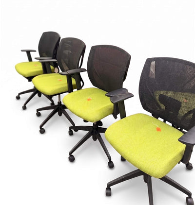 Green / Black Mesh Back Ergonomic Office Chairs