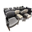 Black Vinyl Reception Chairs