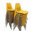 Yellow 18" Stacking Chairs
