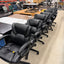 Black Leather Office / Boardroom Chairs