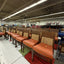 Brown/Orange Wood Restaurant Chairs