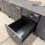 Dark Grey Rolling Electronic Wood Pedestals