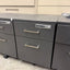 Dark Grey Rolling Electronic Wood Pedestals