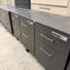 Dark Grey Rolling Electronic Wood Pedestals