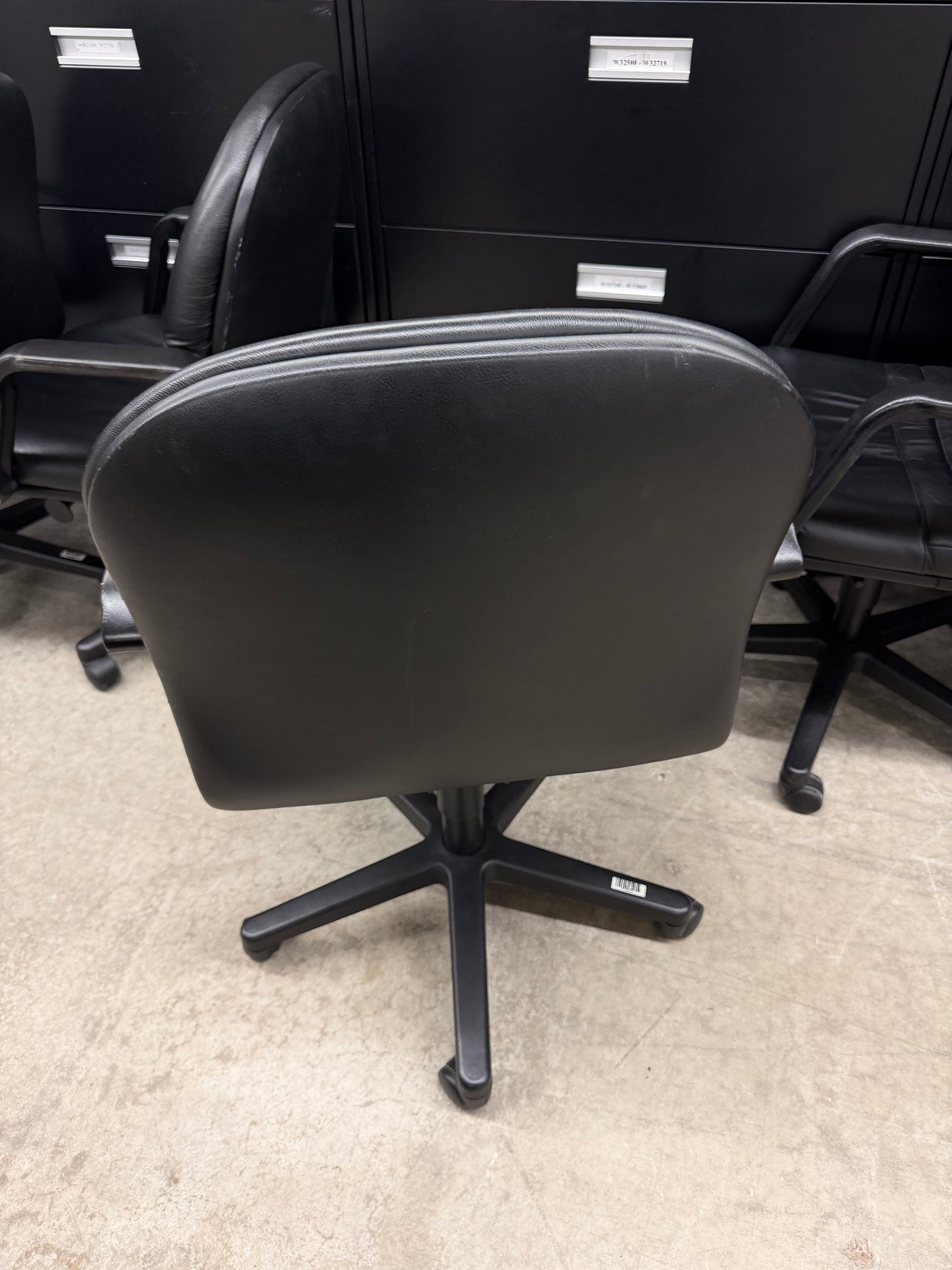 Black Vinyl Office Chairs
