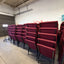 Burgundy Interlocking Stacking Church Chairs