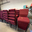 Burgundy Interlocking Stacking Church Chairs