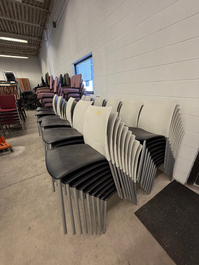 18" Plastic Stacking Chairs