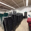 Black 18" Plastic Stacking Chairs