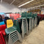Green Plastic 18" Stacking Chairs