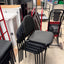 Black Stacking Reception Chairs