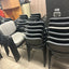 Black Vinyl Reception Chairs