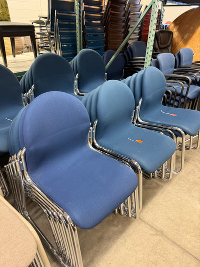 Blue Reception Chairs